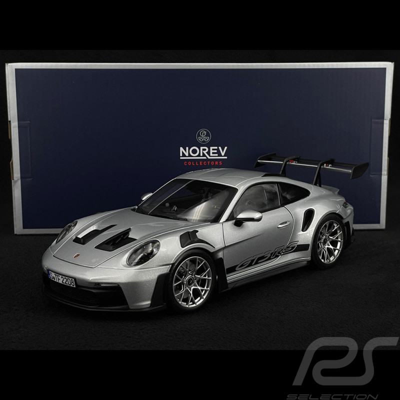 Porsche 911 GT3 RS Type 992 2022 GT Silver 1/18 Norev 187357