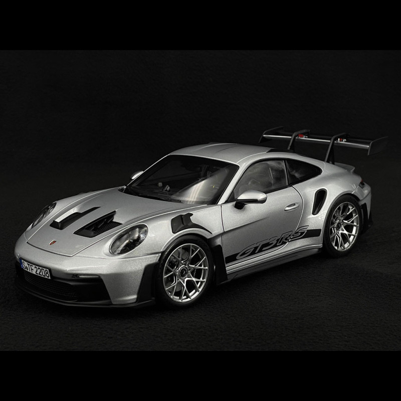 Porsche 911 GT3 RS Type 992 2022 GT Silver 1/18 Norev 187357