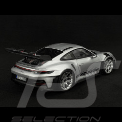 Porsche 911 GT3 RS Type 992 2022 GT Silver 1/18 Norev 187357