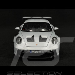 Porsche 911 GT3 RS Type 992 2022 Ice Grey Metallic 1/18 Norev 187359