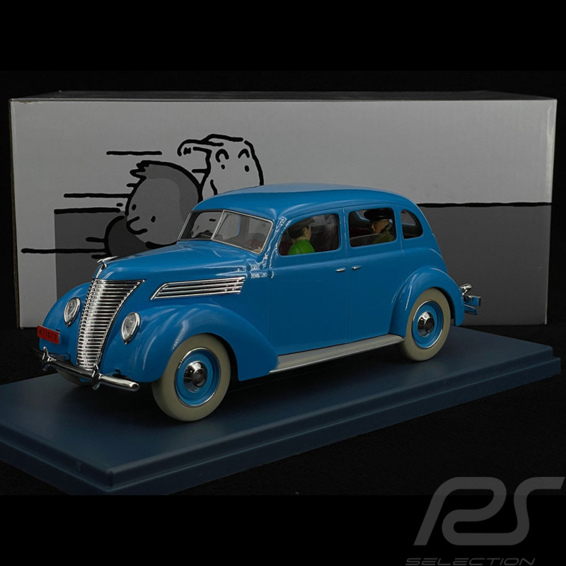 Tintin Marc Charlet's Taxi - The Seven Crystal Balls - Blue 1/24 29958