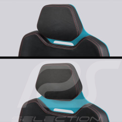 Office Chair / Gaming Chair Design by Studio F.A. Porsche Leather / Aluminum Turquoise ARGENT E700