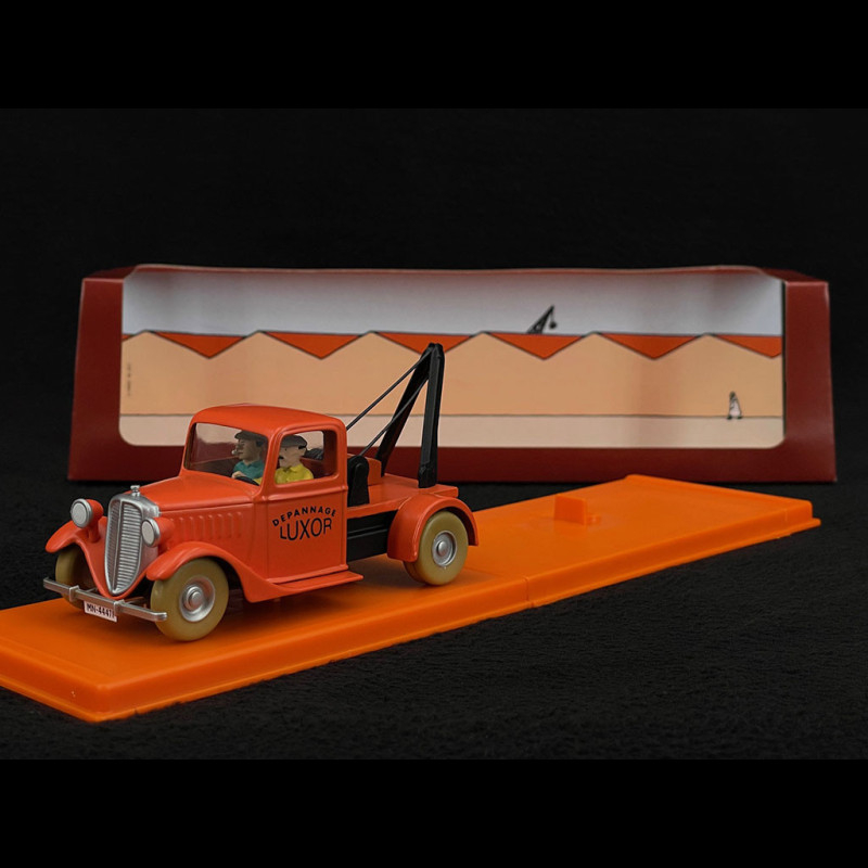 Tintin La Dépanneuse Luxor - Le Crabe aux Pinces d'Or Orange 1/43