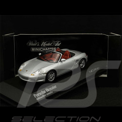 Porsche Boxster Type 986 2002 Argent Arctique Métallique 1/43 Minichamps 400062030