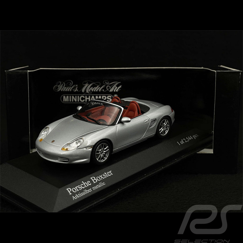 Porsche Boxster Type 986 2002 Argent Arctique Métallique 1/43 Minichamps 400062030