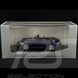 Porsche 911 Carrera 4 Cabriolet Type 997 2005 Bleu Foncé 1/43 Minichamps WAP02015216