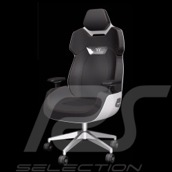 Office Chair / Gaming Chair Design by Studio F.A. Porsche Leather / Aluminum Icy white ARGENT E700