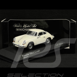 Porsche 356 C Coupé 1965 Ivory White 1/43 Minichamps 430062325