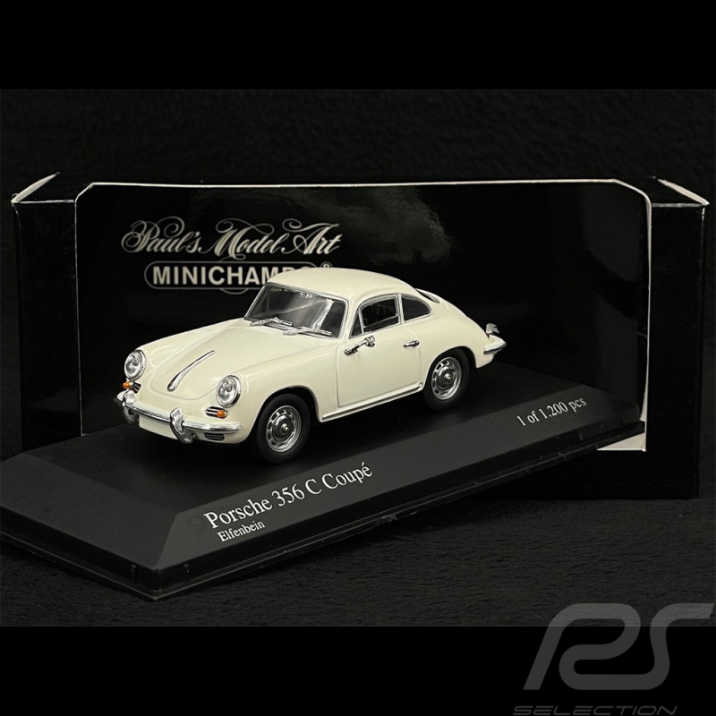 Porsche 356 C Coupé 1965 Elfenbein 1/43 Minichamps 430062325
