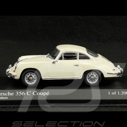 Porsche 356 C Coupé 1965 Elfenbein 1/43 Minichamps 430062325