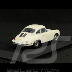 Porsche 356 C Coupé 1965 Ivory White 1/43 Minichamps 430062325
