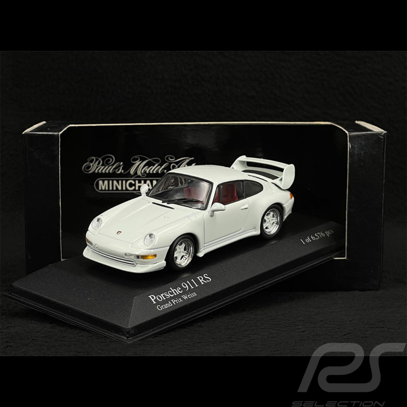 Porsche 911 Carrera RS Club Sport Type 993 1995 Blanc Grand Prix 1/43 Minichamps 430065105