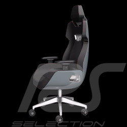 Bürostuhl / Gaming-Stuhl Design by Studio F.A. Porsche Leder / Aluminium Perlgrau ARGENT E700