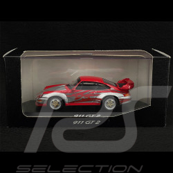 Porsche 911 GT2 Type 993 1995 Argent / Rouge 1/43 Minichamps WAP020018