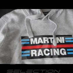 Sweat Martini Racing Hoodie à capuche Gris MPM791 - homme