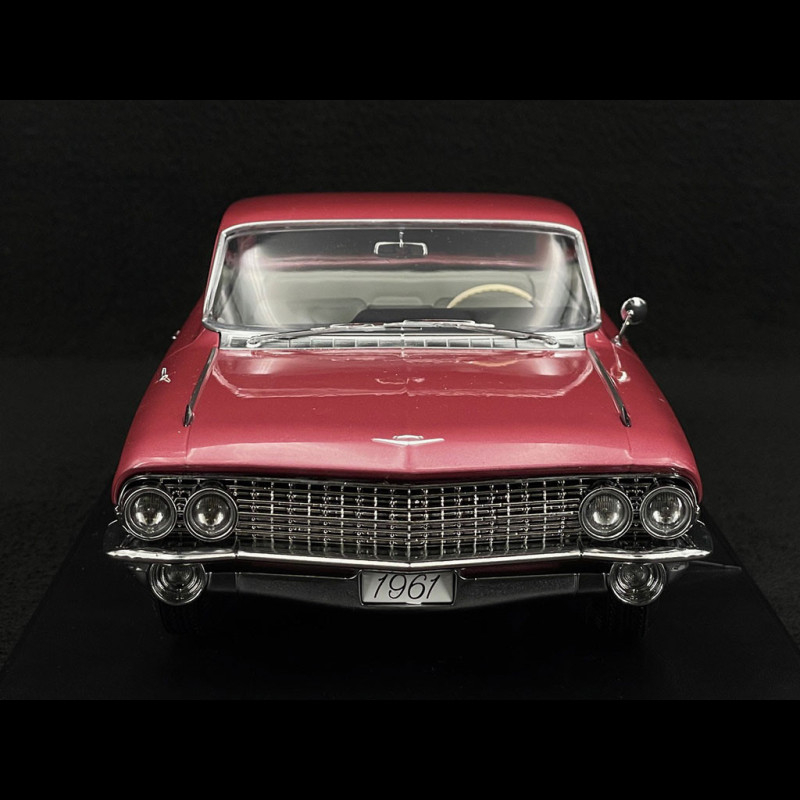 CADILLAC SERIES 62 COUPE DEVILLE de 1961 Rose au 1/18 de KK-Scale KKDC181254