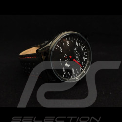 Porsche 911 300 km/h Tachometer Automatikwerk Uhr schwarz Gehause / schwarz Wahl / weiße Zahlen