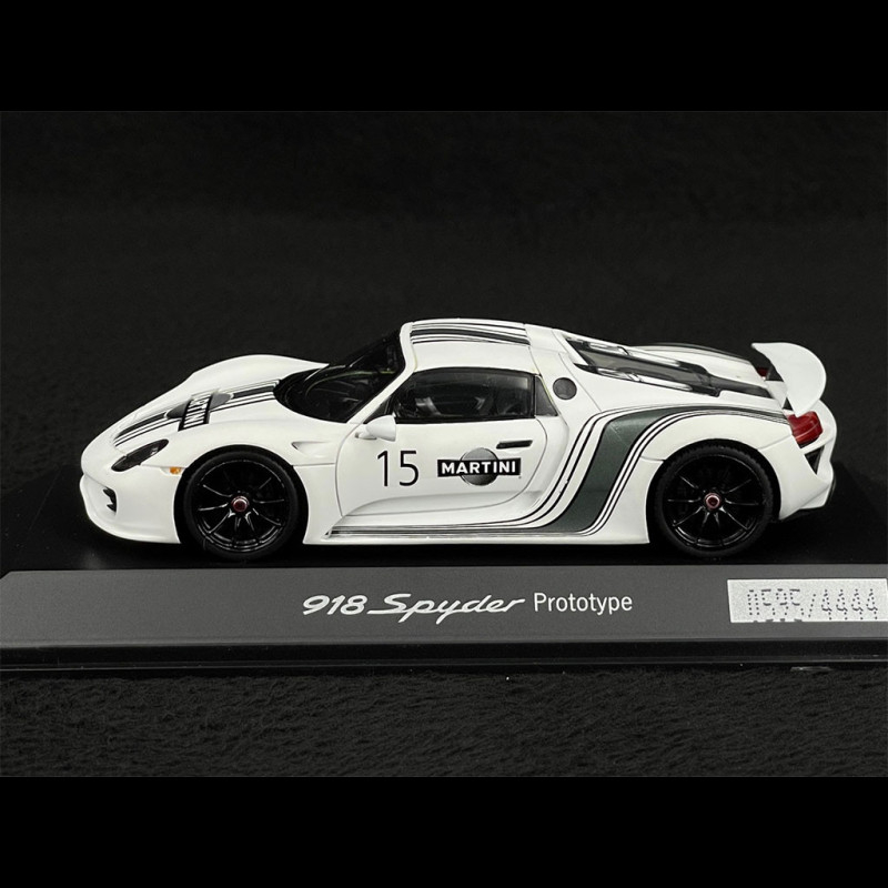 Porsche 918 Spyder Prototype Martini n° 15 white 1/43 Spark