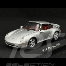 Porsche 911 Turbo Type 993 Gris Argent 1/43 Minichamps WAP02006910