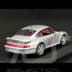 Porsche 911 Turbo Type 993 Silver Grey 1/43 Minichamps WAP02006910