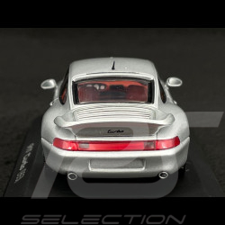 Porsche 911 Turbo Type 993 Silver Grey 1/43 Minichamps WAP02006910