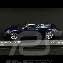 Porsche Carrera GT 2000 Bleu Métallique 1/43 Minichamps 430060231