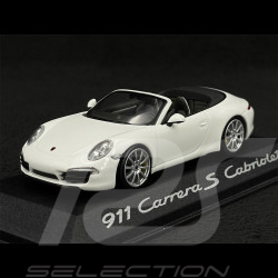 Porsche 911 type 991 Carrera S Cabriolet 2012 blanc Carrara 1/43 Minichamps WAP0200130C