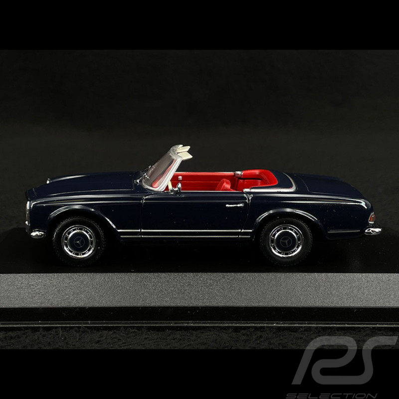 Mercedes-Benz 280 SL Cabriolet 1968 Bleu Foncé 1/43 Minichamps 032232