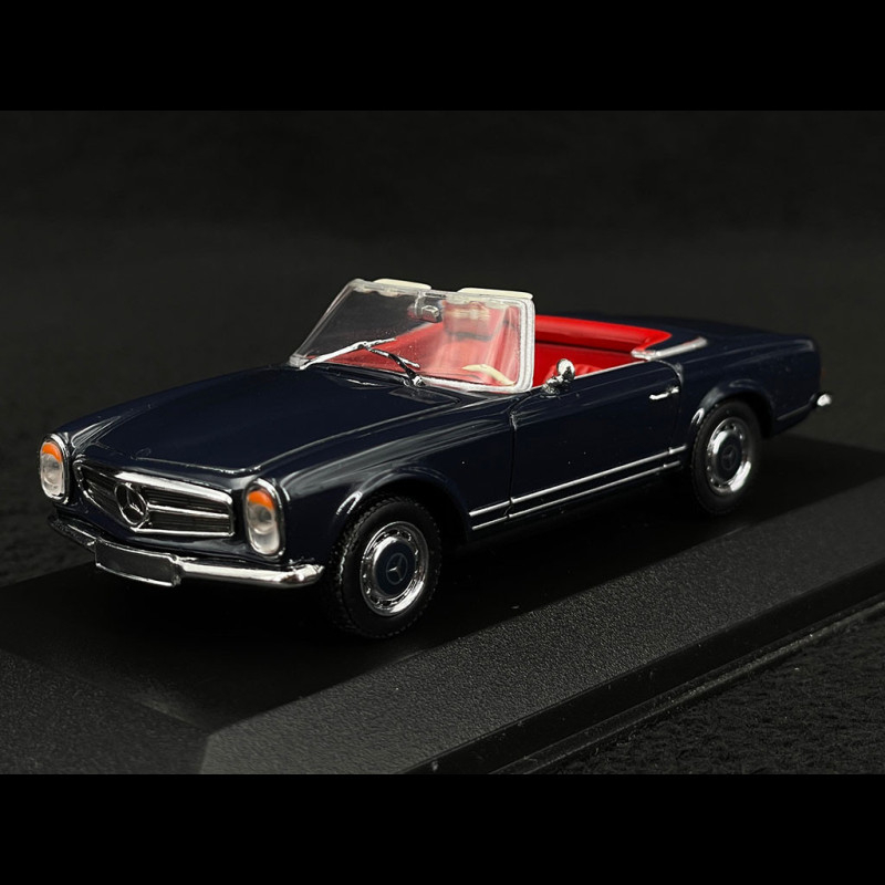 Mercedes-Benz 280 SL Cabriolet 1968 Dark Blue 1:43 Minichamps minichamp　mercedes-benz 280SL　white