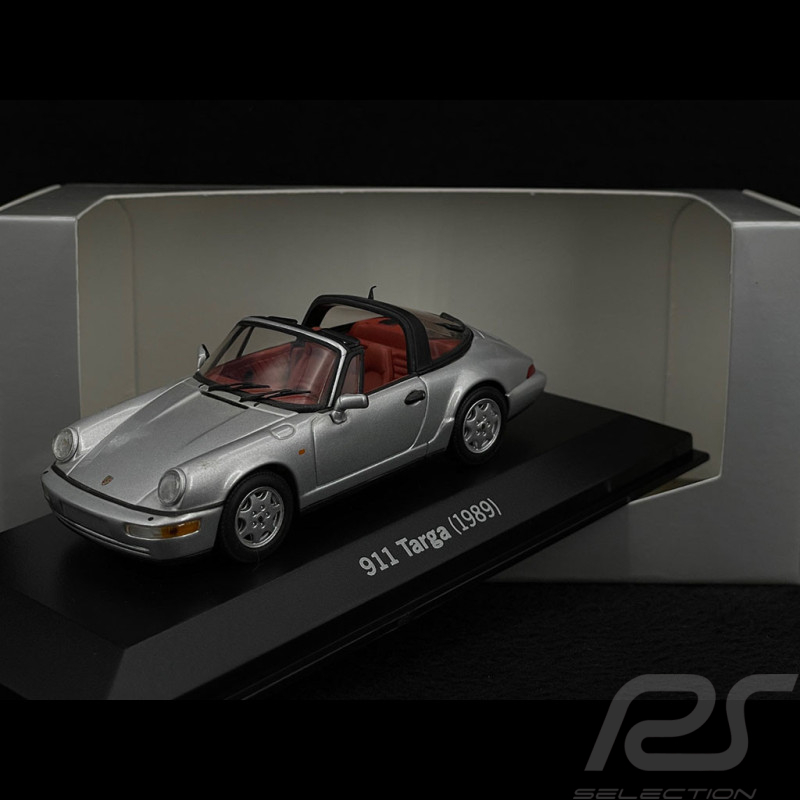 Porsche 911 type 964 Targa 1989 grey 1/43 Minichamps WAP020SET06