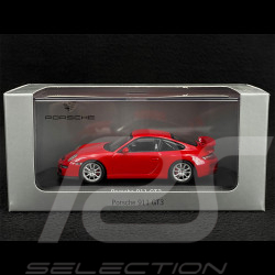 Porsche 911 GT3 Type 997 2007 Indischrot 1/43 Minichamps WAP020SET17