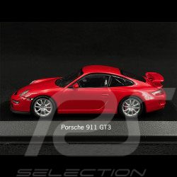 Porsche 911 GT3 Type 997 2007 Guards Red 1/43 Minichamps WAP020SET17