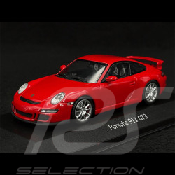 Porsche 911 GT3 Type 997 2007 Indischrot 1/43 Minichamps WAP020SET17