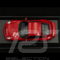 Porsche 911 GT3 Type 997 2007 Indischrot 1/43 Minichamps WAP020SET17