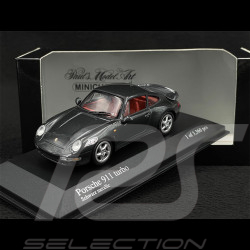 Porsche 911 Turbo Type 993 1995 Metallic Black 1/43 Minichamps 430069209