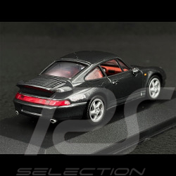 Porsche 911 Turbo Type 993 1995 Metallic Black 1/43 Minichamps 430069209