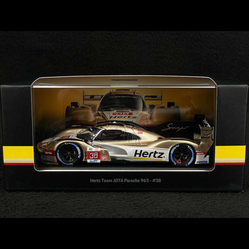 Porsche 963 Hertz Team Jota n° 38 24h Le Mans 2023 1/43 Spark WAP0205030R963