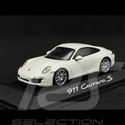 Porsche 911 Carrera S Type 991 IAA Frankfurt 2011 Blanc Carrara 1/43 Minichamps WAX20100090