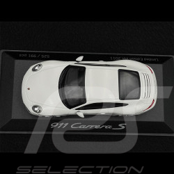 Porsche 911 Carrera S Type 991 IAA Frankfurt 2011 Blanc Carrara 1/43 Minichamps WAX20100090