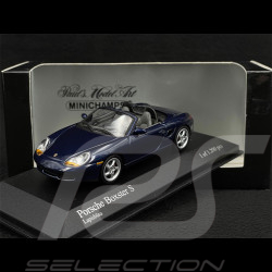 Porsche Boxster S Type 986 1999 Bleu Lapis 1/43 Minichamps 430068034