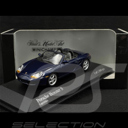 Porsche Boxster S Type 986 1999 Lapis Blue 1/43 Minichamps 430068034