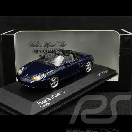 Porsche Boxster S Type 986 1999 Bleu Lapis 1/43 Minichamps 430068034