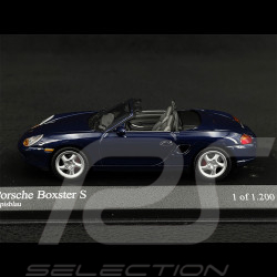 Porsche Boxster S Type 986 1999 Bleu Lapis 1/43 Minichamps 430068034