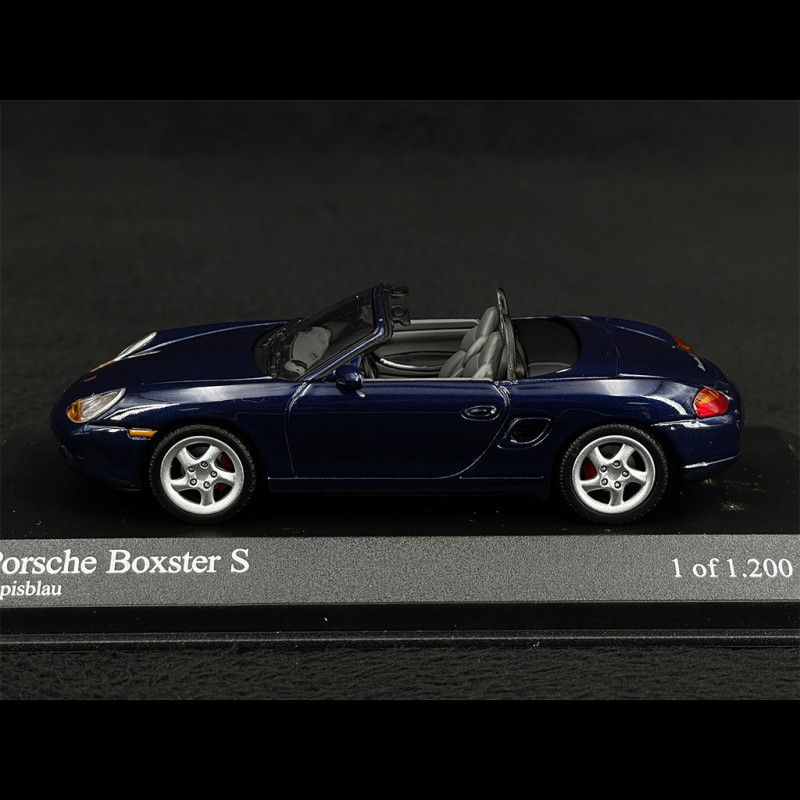Porsche Boxster S Type 986 1999 Lapis Blue 1/43 Minichamps 430068034