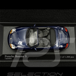 Porsche Boxster S Type 986 1999 Bleu Lapis 1/43 Minichamps 430068034