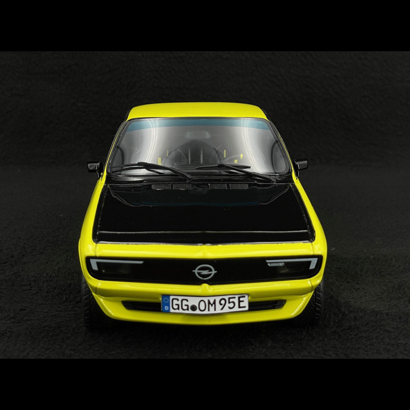 Modèle Réduit 1:18 Opel Manta GSE Elektromod 2021 Jaune - OttOmobile OT434 - Résine - Neuf