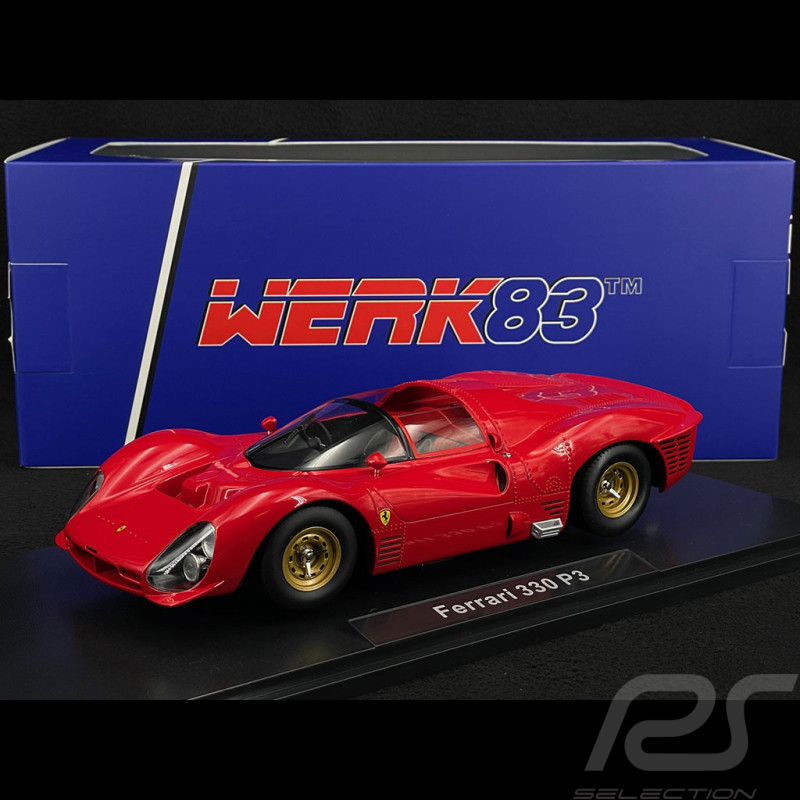 Ferrari 330 P3 Spider 1966 Rot Rosso Corsa 1/18 Werk83 W18021002