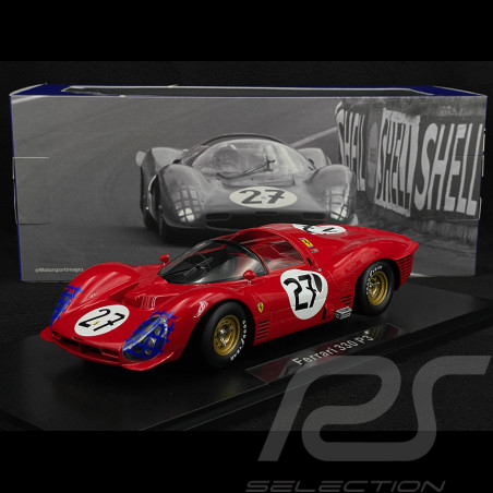 Ferrari 330 P3 Spider n° 27 24h Le Mans 1966 1/18 Werk83 W18021001