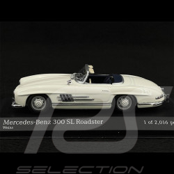 Mercedez-Benz 300 SL Roadster 1957 Blanc 1/43 Minichamps 400039031