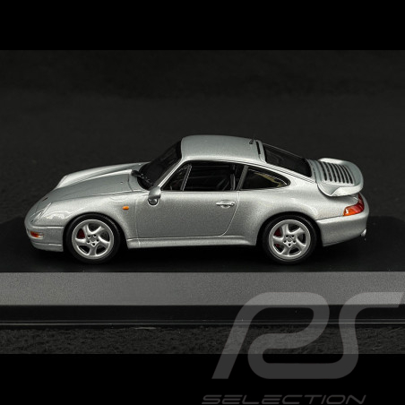 Porsche 911 Turbo S Type 993 1995 Silber 1/43 Minichamps 940069205